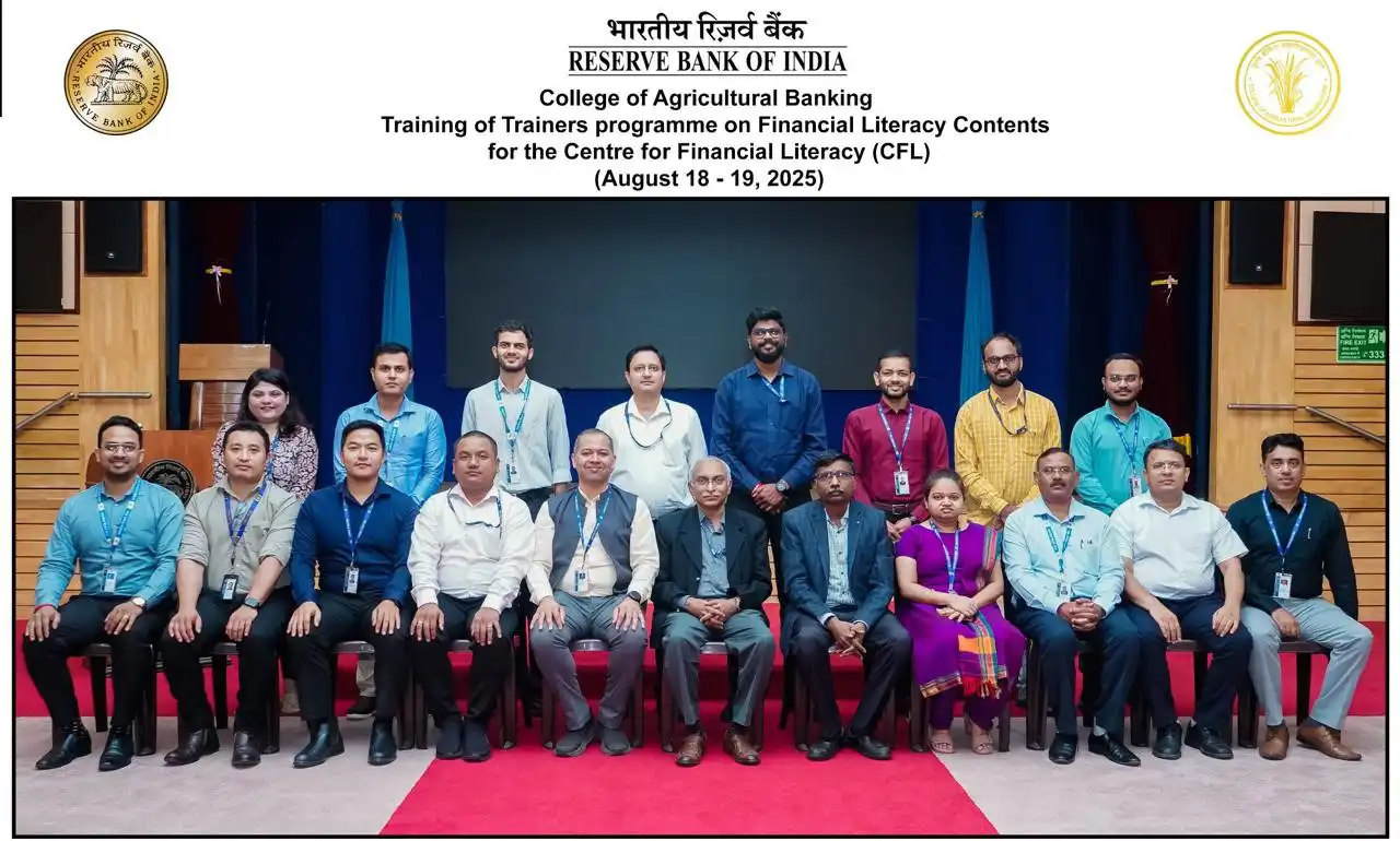 Training of Trainers (ToT) programme to Officers of RBI on Financial Literacy Contents for the Centre for Financial Literacy (CFL) - August 18 to 19, 2025